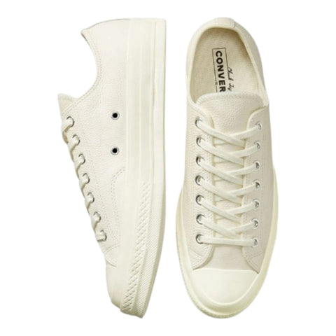 Allstar Low Leather A12 Chuck 70 Eggret Beige