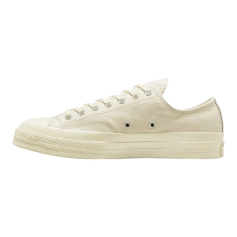 Allstar Low Leather A12 Chuck 70 Eggret Beige