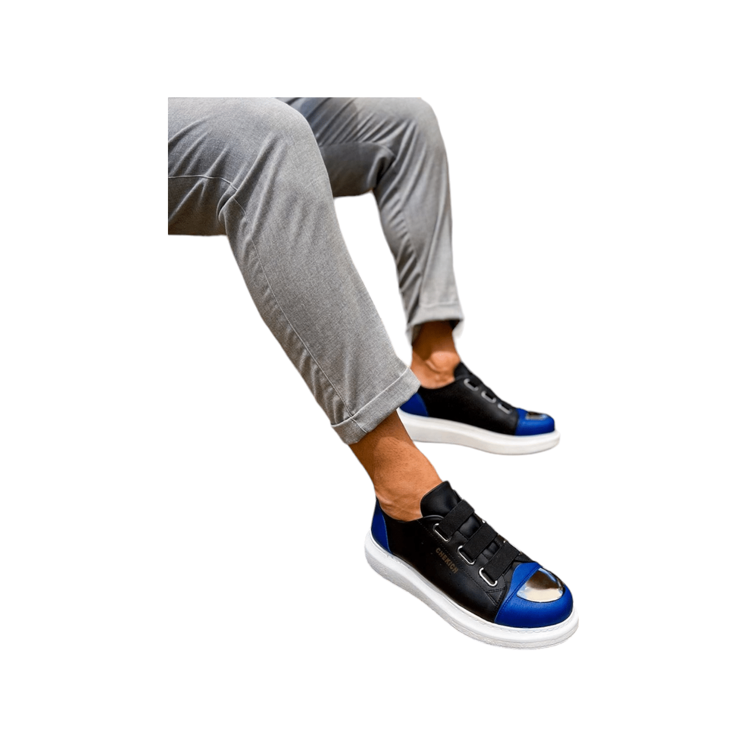Chekich Sartoria Milano Mirror Touch Black/Blue