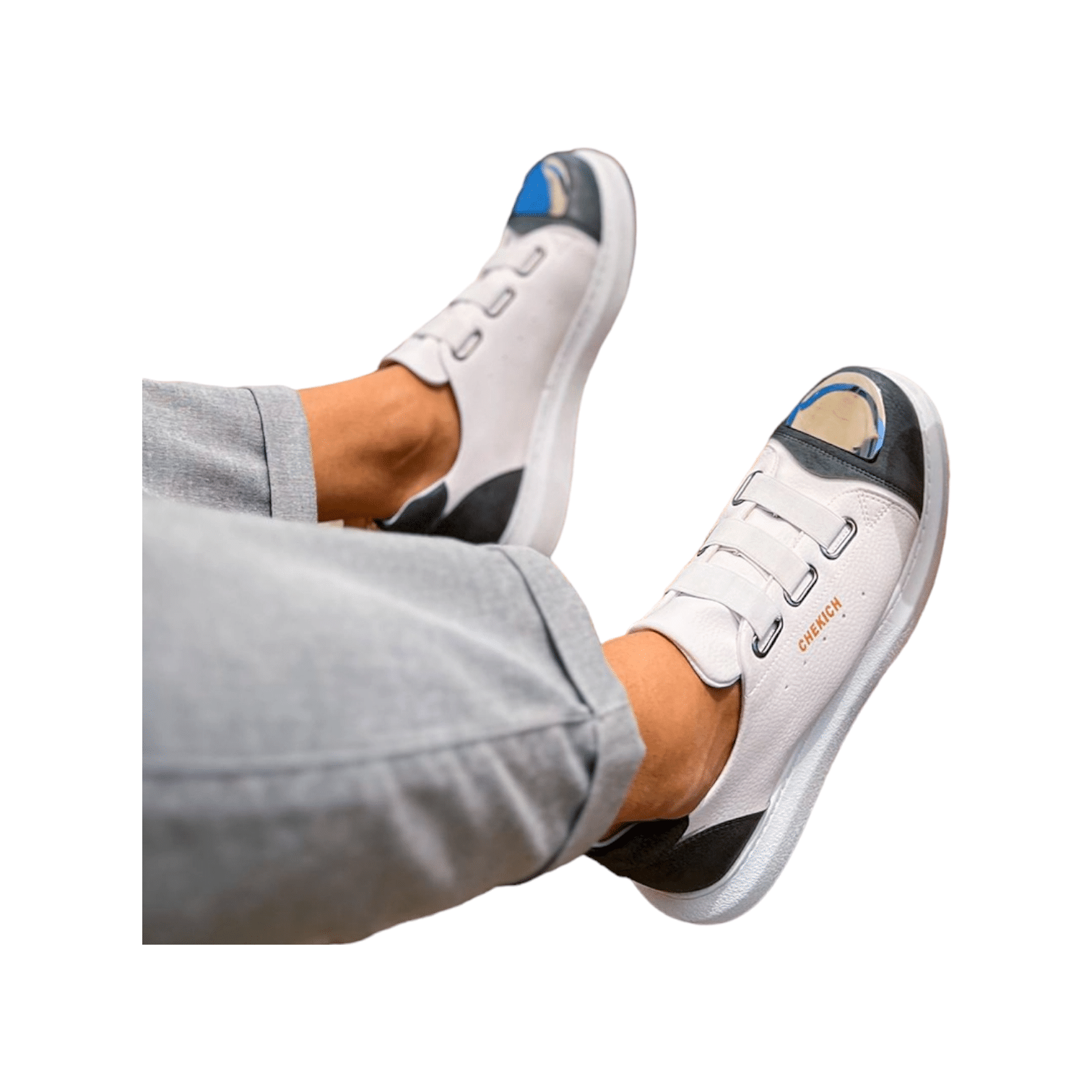 Chekich Sartoria Milano Mirror Touch White/Black – thebrandedwardrobe