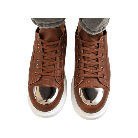 Chekich Sartoria Milano Force Mirror Brown/White