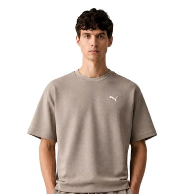Puma Shorts Set Ess Elevated Relaxed Material Mouse Grey