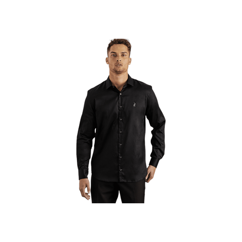 Polo Custom Fit Greig Shirt Black