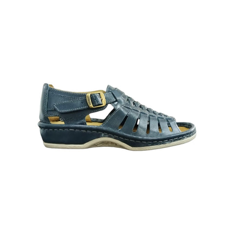 Men's Omega Kgosi Leather Navy Sandals