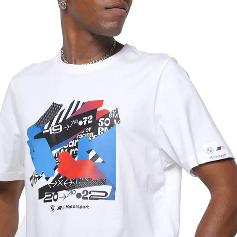 Puma T-Shirt Graphic Multi White