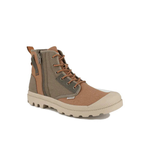 Palladium Pampa Hi Detroit Zip Dusky Green