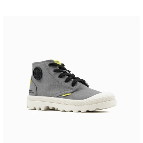 Palladium Kids Pampa Hi Grey