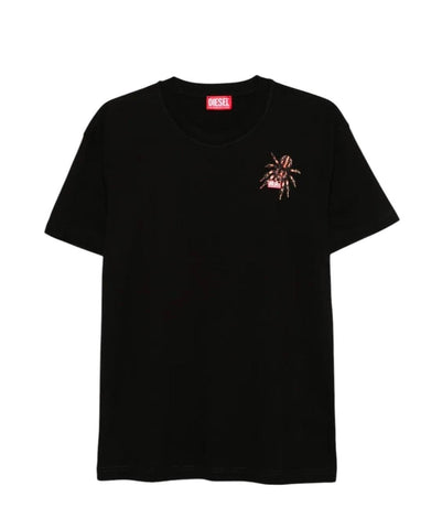 Diesel T-Shirt T-Norm Spider Black