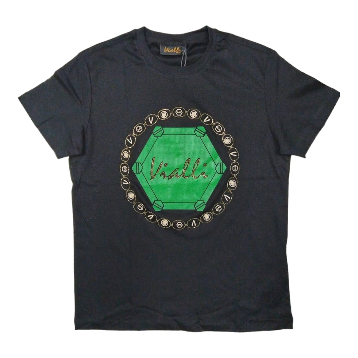 Vialli Firap T-Shirt Black