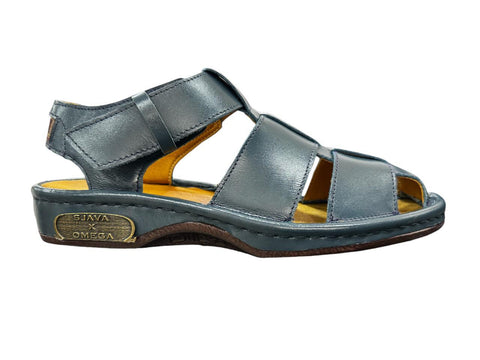 Men's Omega Sjava Soft Saddle Navy Sandals