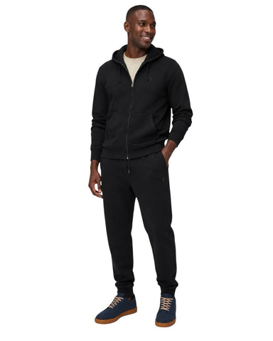 Mens Polo Essential Tracksuit - Hoodie & Jogger Black