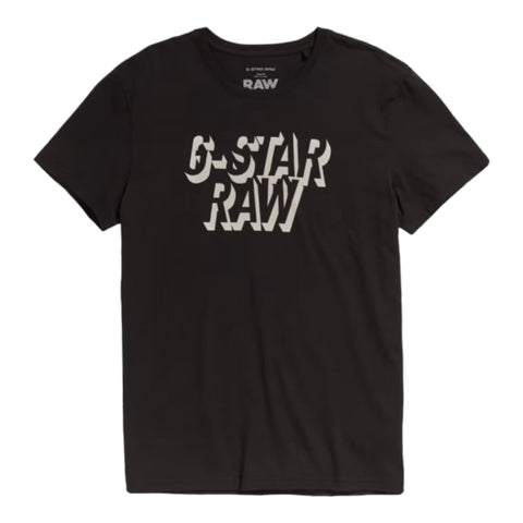 G Star Crew Shadow Graphic Black