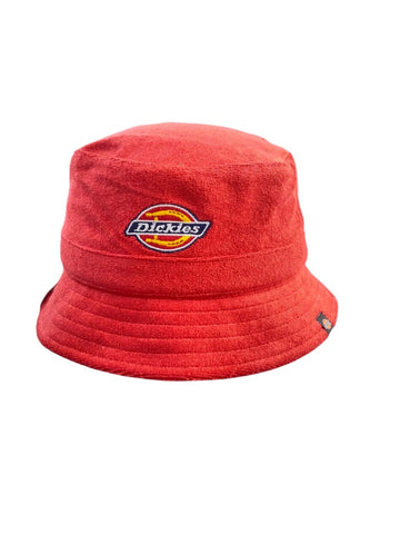 Dickies Towelling Bucket Hat – Fire Red