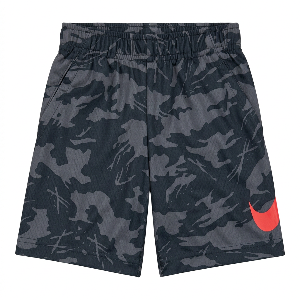 Nike Boys Shorts Camo Grey