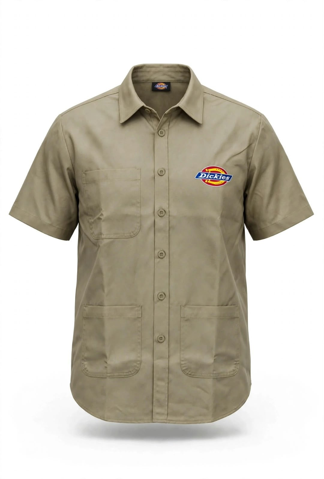 Dickies Shirts Short Sleeve Jordan Khaki