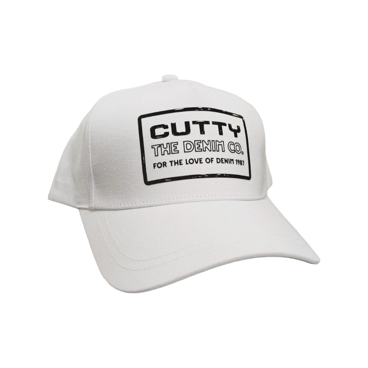 Cutty Caps Bevon Peak White