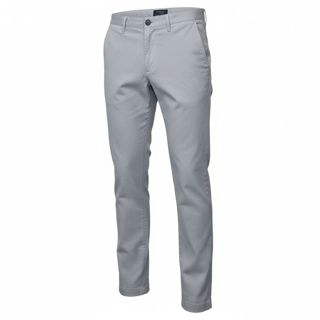 Polo Chino Essential Slim Leg Light Grey