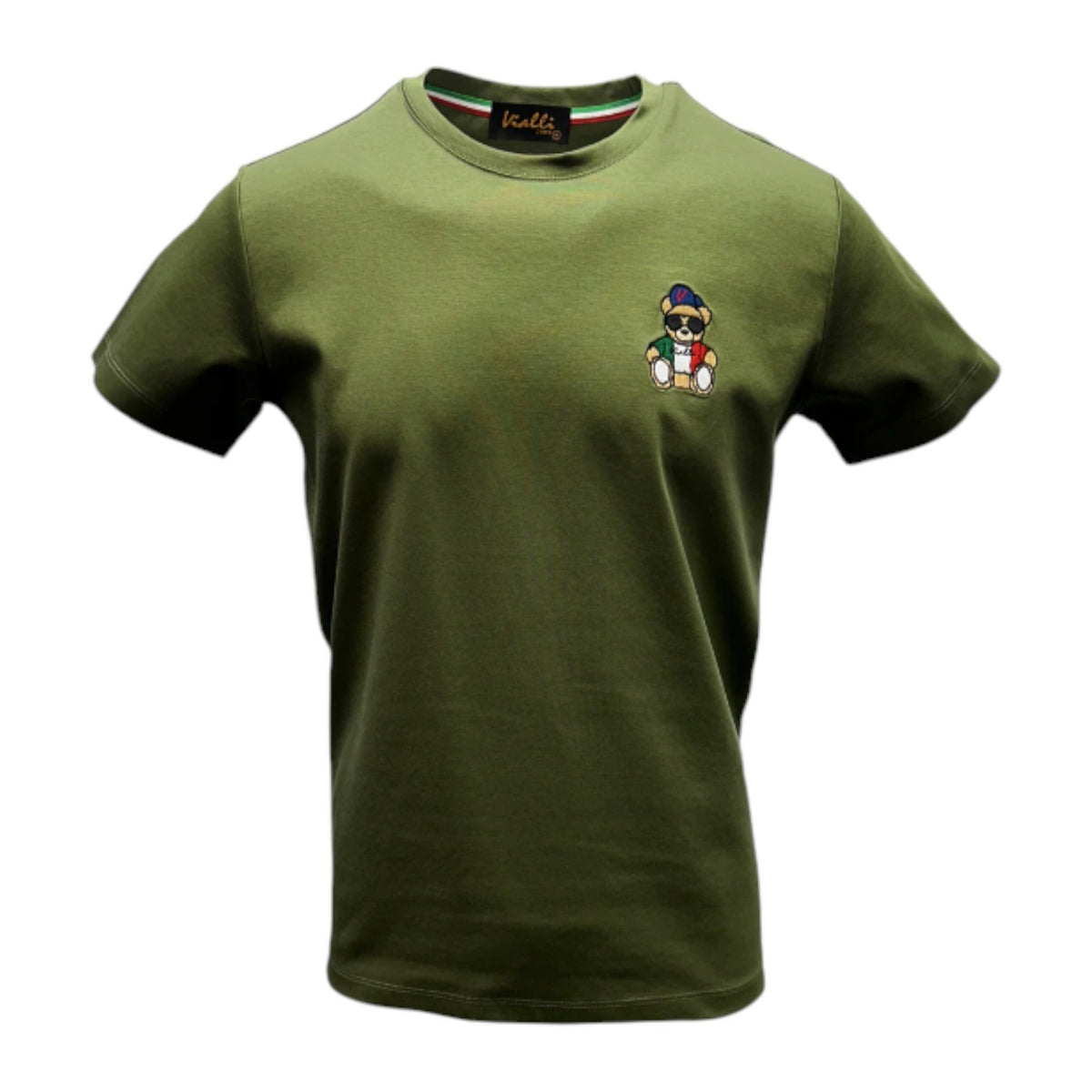 Vialli Crew T-Shirt Kargo Olive