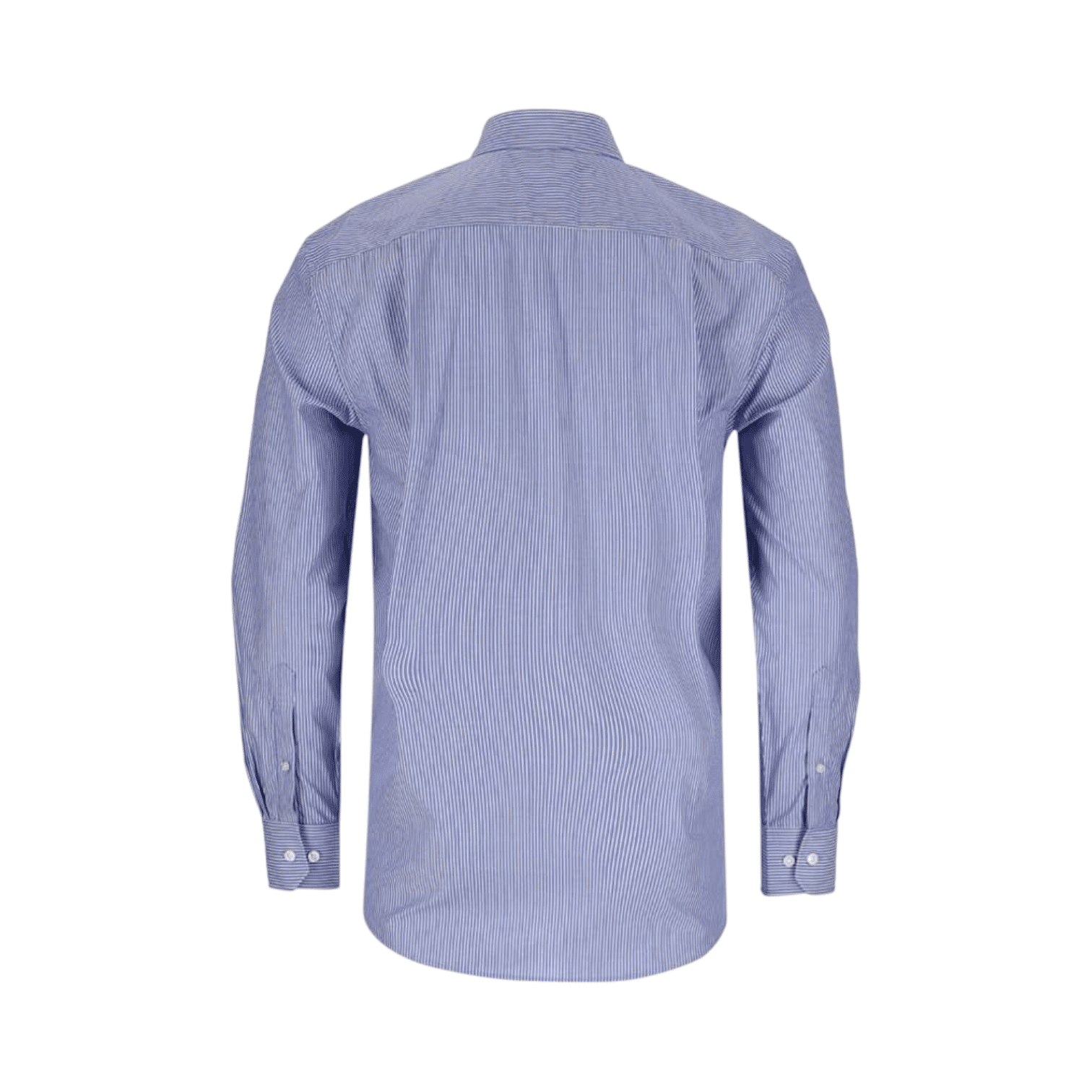Polo Long Sleeve Pkt Stripe Blue