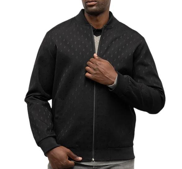 Polo Jacket Monogram Bomber Black