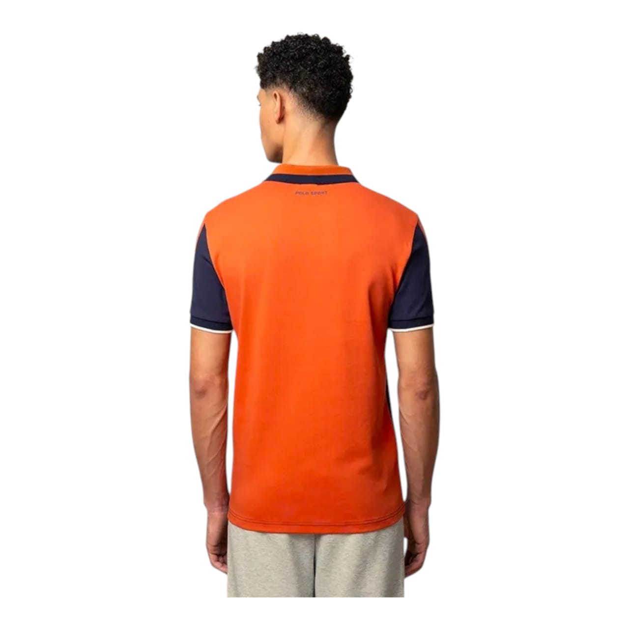 Polo Sport Colour Block Golfer - Navy & Orange