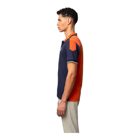 Polo Golfer Sport Colour Block Navy