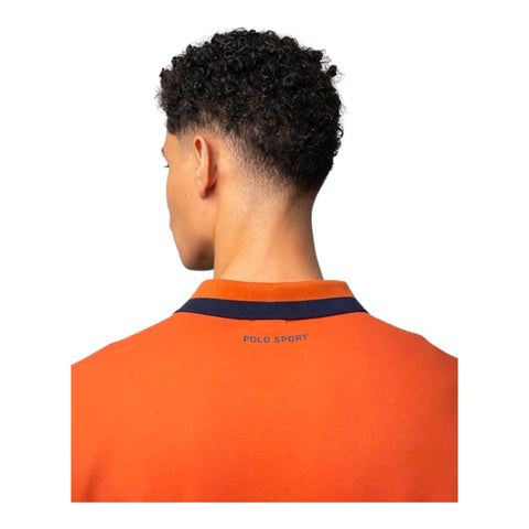 Polo Sport Colour Block Golfer - Navy & Orange
