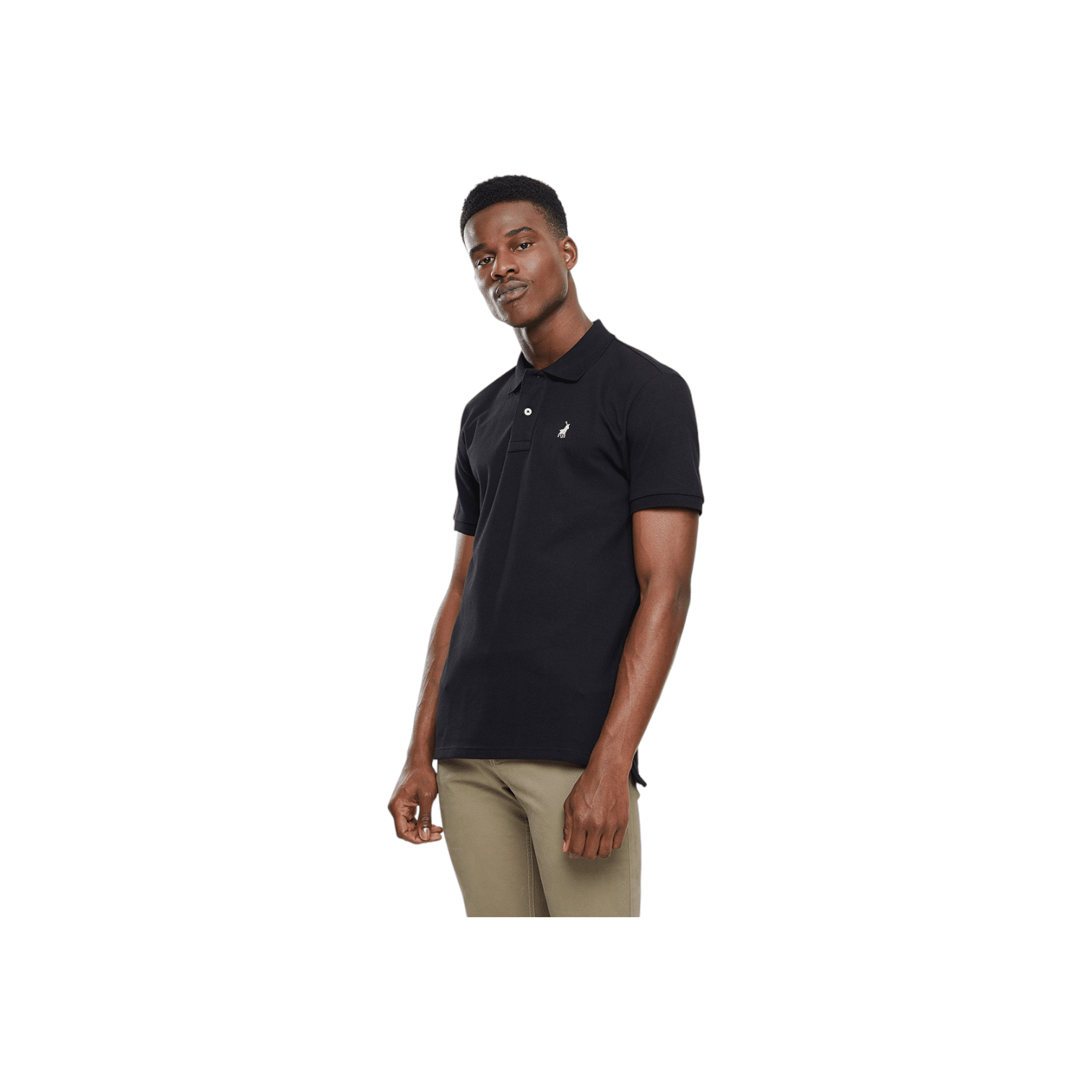Polo Golfer Stretch Pique Black