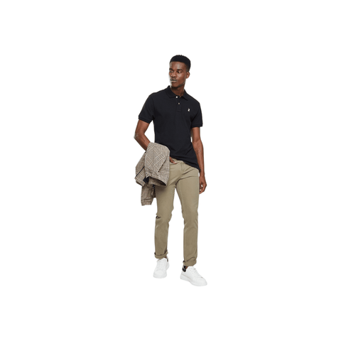 Polo Golfer Stretch Pique Black