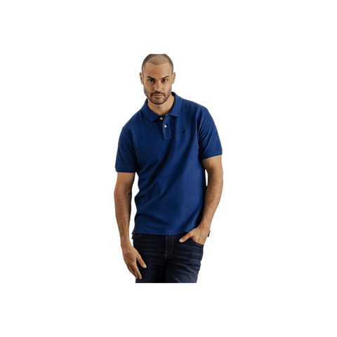 Polo Golfer Stretch Pique Dark Blue