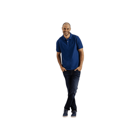 Polo Golfer Stretch Pique Dark Blue
