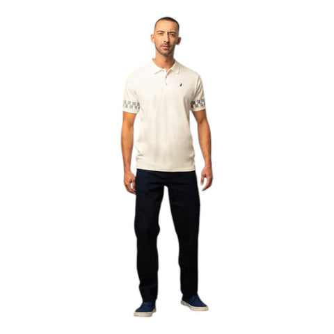 Polo Golfer Monogram Sleeve Off White