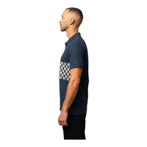 Polo Golfer Monogram Sleeve Navy