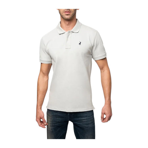 Polo Mens Essential Pique Ss Golfer - Grey