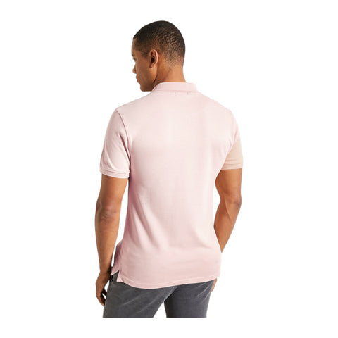 Polo Mens Essential Pique Ss Golfer - Light Pink