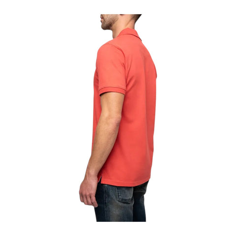 Polo Mens Essential Pique Ss Golfer - Dark Pink