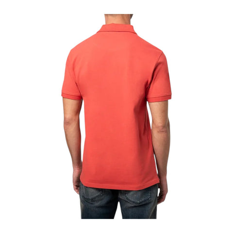 Polo Mens Essential Pique Ss Golfer - Dark Pink