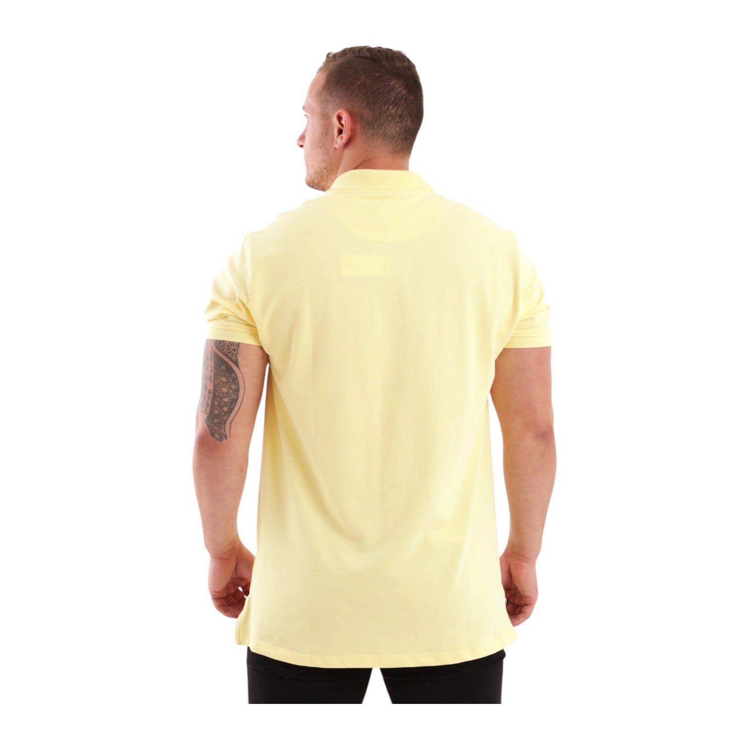 Polo Mens Essential Pique Ss Golfer - Light Yellow