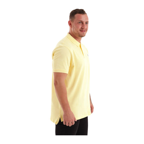 Polo Mens Essential Pique Ss Golfer - Light Yellow