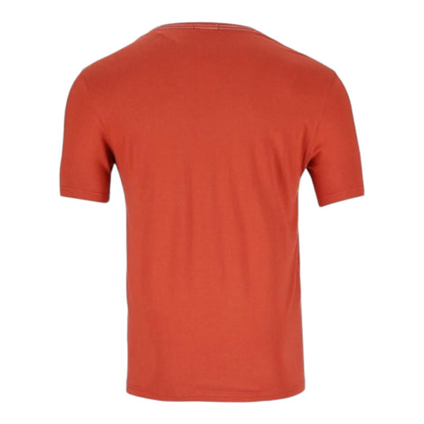 Polo T-Shirt Crest Flock Orange
