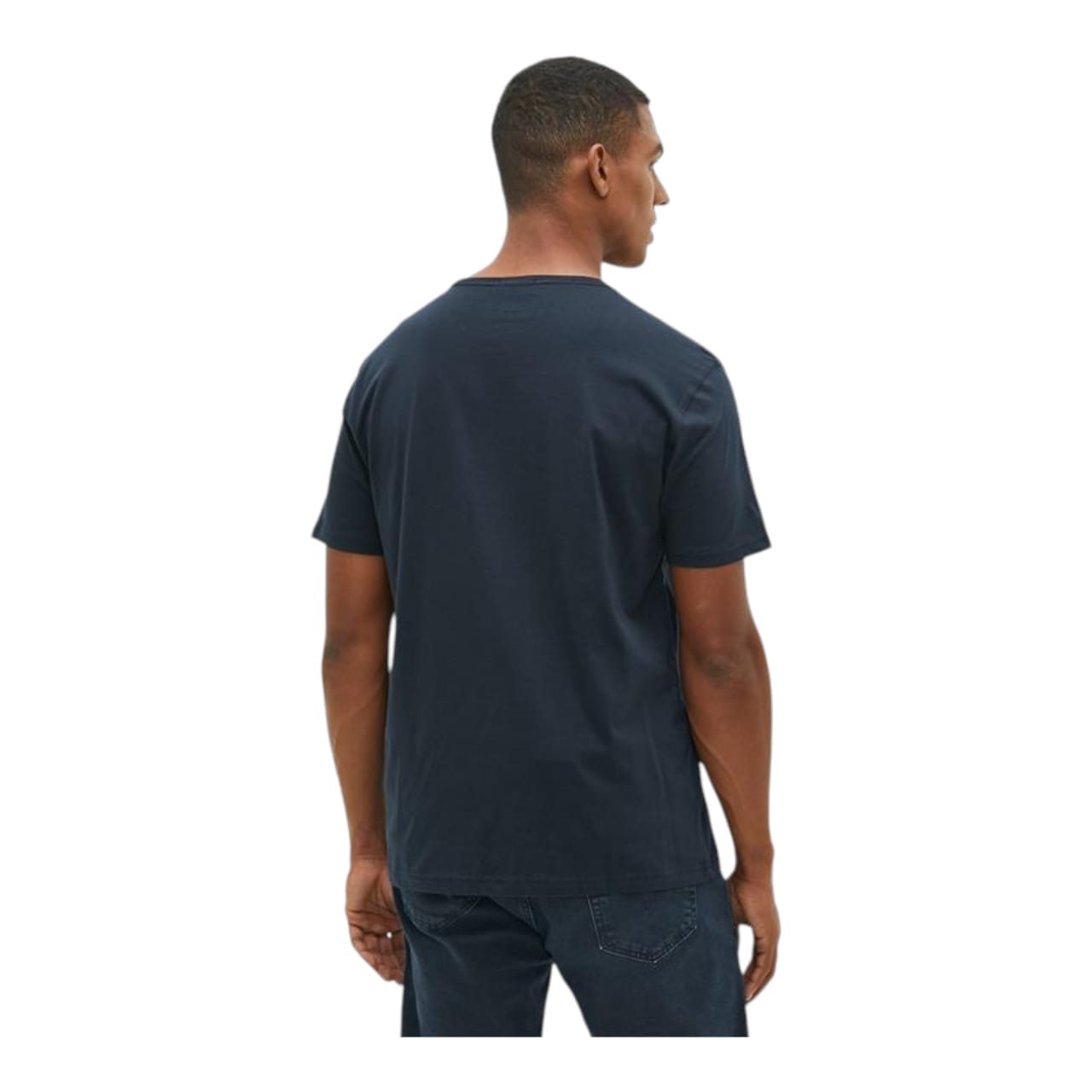 Polo Crest Flock T-shirt – Navy