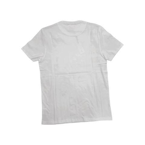 Polo Crew Distorted Printed T-Shirt - White