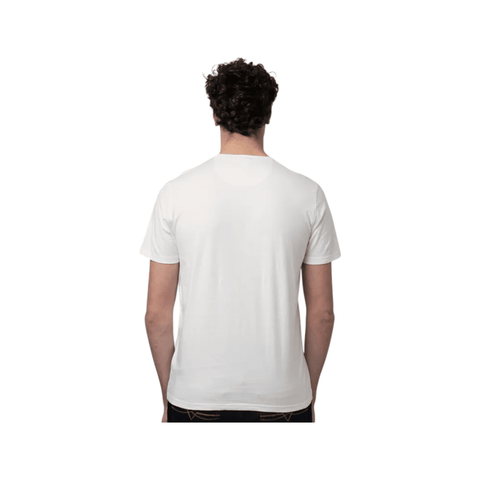Polo T-Shirt Crest Embroidered White