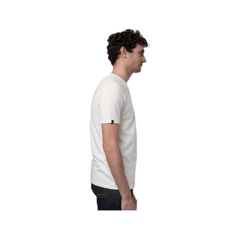 Polo T-Shirt Crest Embroidered White