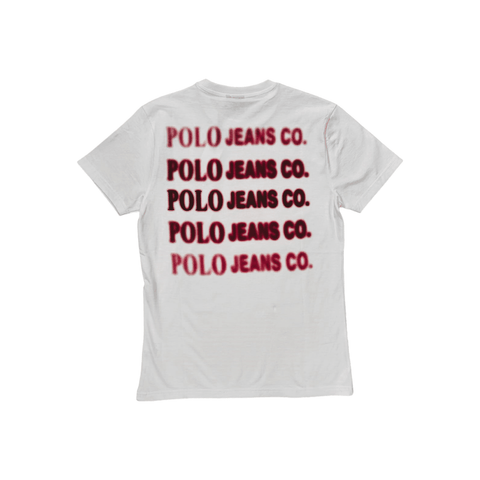 Polo Crew PJC Multi Logo T-Shirt  - White