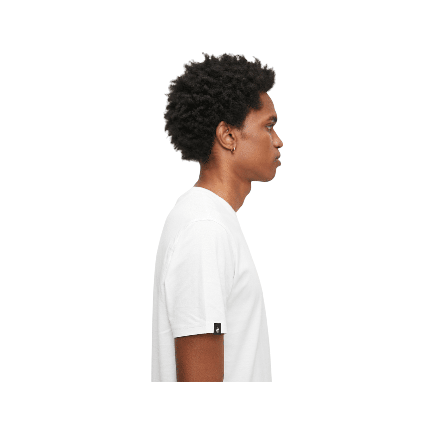 Polo T-Shirt Graphic Logo Bold White