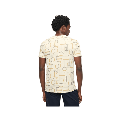 Polo T-Shirt AOP Camel