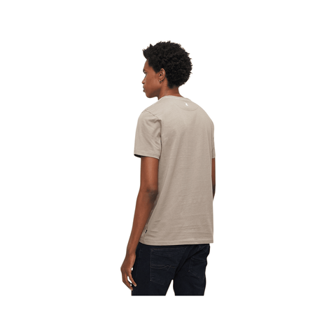 Polo T-shirt Bold Logo Printed Taupe