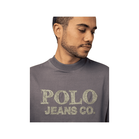 Polo T-Shirt Pjc Logo Charcoal
