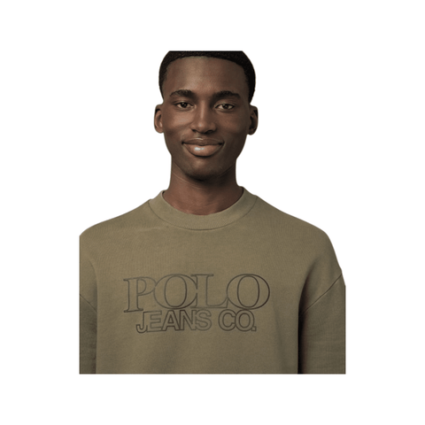 Polo Crew PJC Logo SS Sweat Top Olive